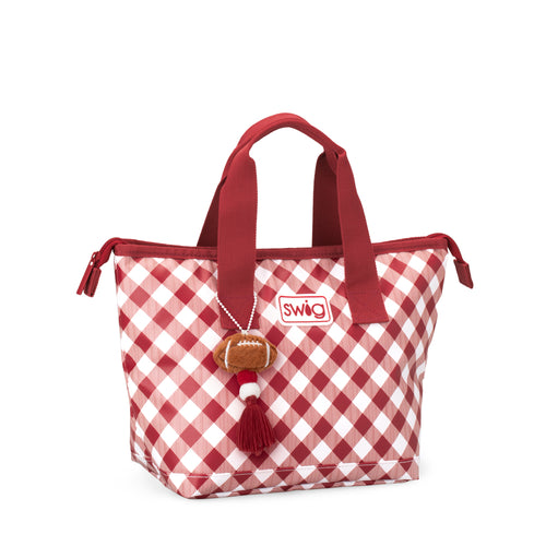 Gameday Gingham Crimson Lunchi Lunch Bag