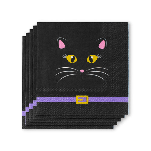 Boo Crew Cat Cocktail Napkins
