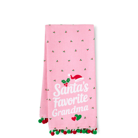 Santa's Favorite Grandma Plastic Tumbler 24oz