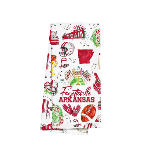 Tailgates in Fayetteville Tea Towel