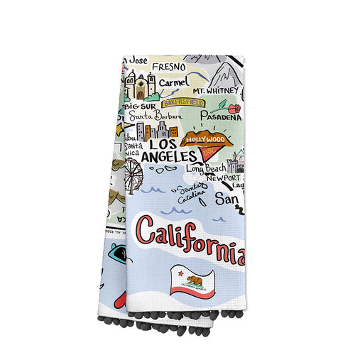 California Tea Towel
