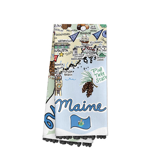 Maine Tea Towel