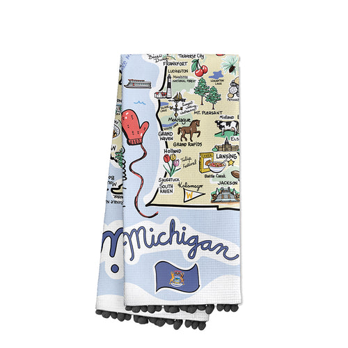 Michigan Tea Towel