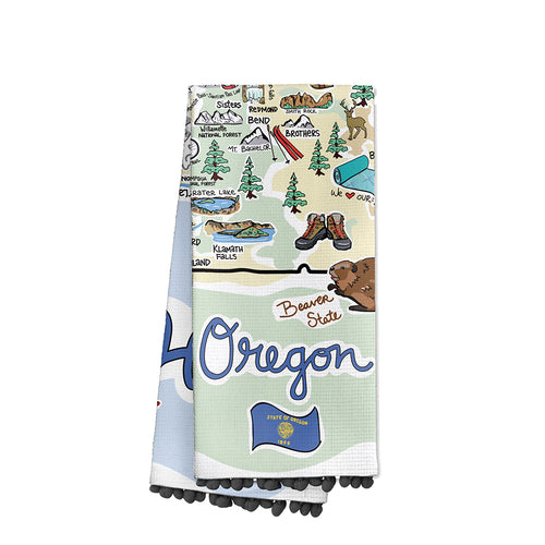 Oregon Tea Towel