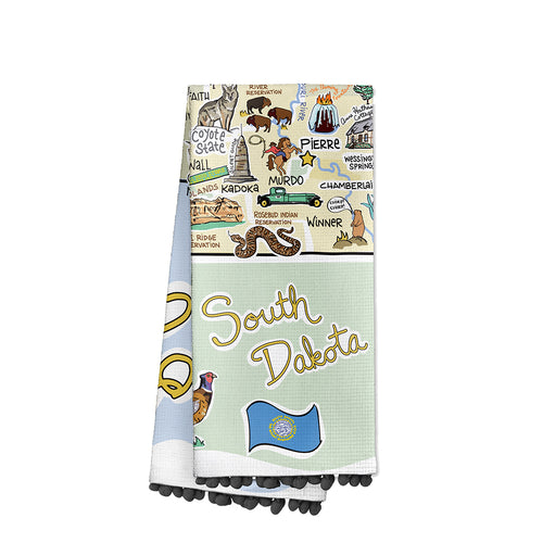 South Dakota Tea Towel