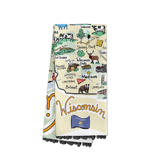 Wisconsin Tea Towel