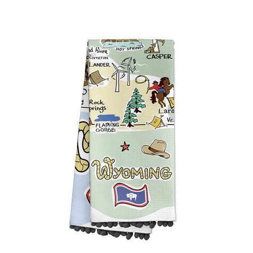 Wyoming Tea Towel