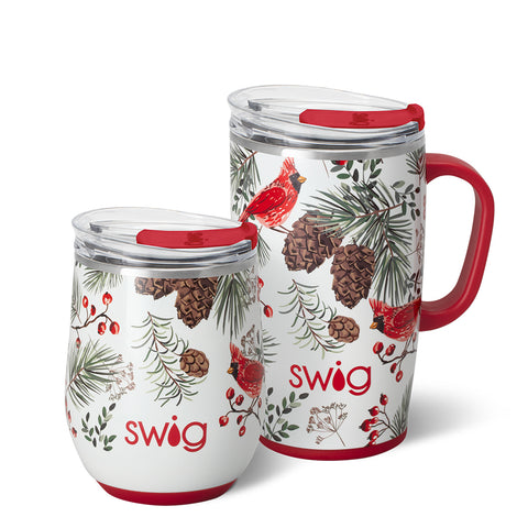 Winter Cardinals Mega Mug 30oz