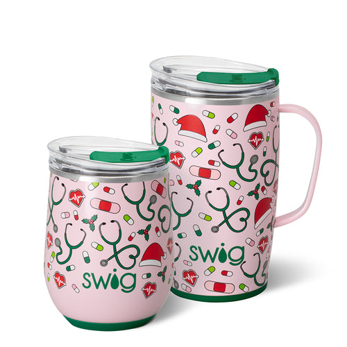 Santa's Scrubs AM+PM Set