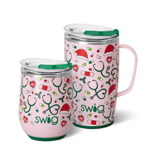 Santa's Scrubs Tumbler 32oz