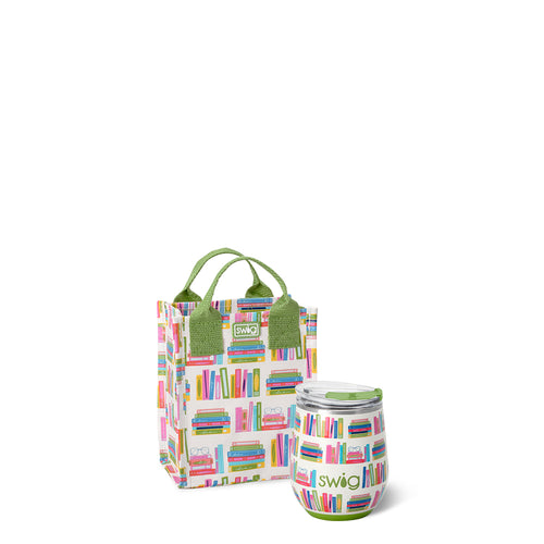 Book Club Stemless Wine Gift Set