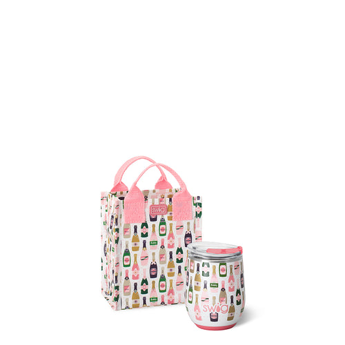 Bubbly Stemless Wine Gift Set