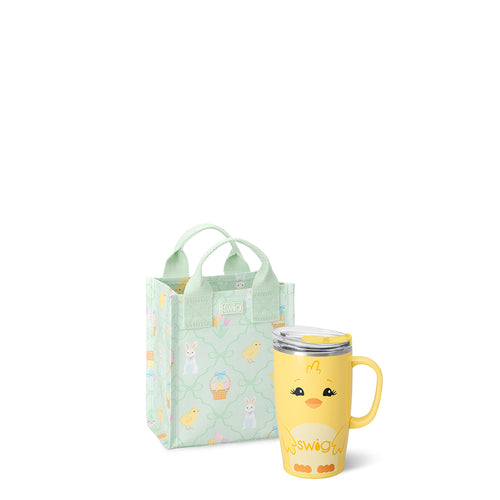 Spring Chick Travel Mug 18oz Gift Set