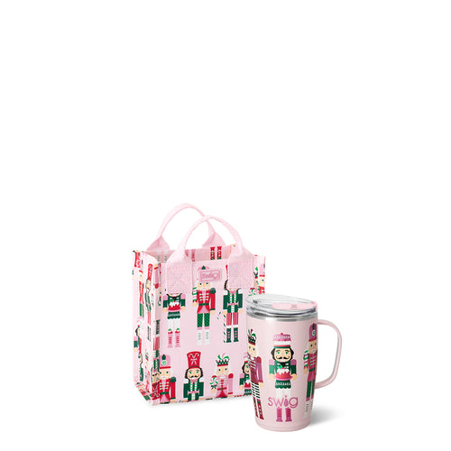 Sugar Plum Soldiers Travel Mug 18oz Gift Set
