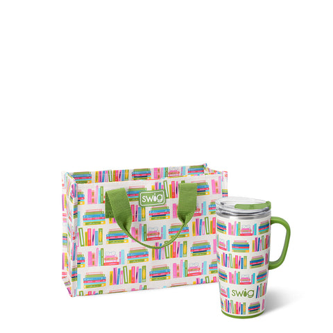 Winter Cardinals + Christmas Plaid Tumbler Gift Set