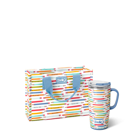 Winter Cardinals + Christmas Plaid Tumbler Gift Set