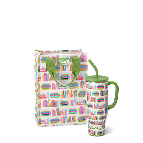 Winter Cardinals + Christmas Plaid Tumbler Gift Set