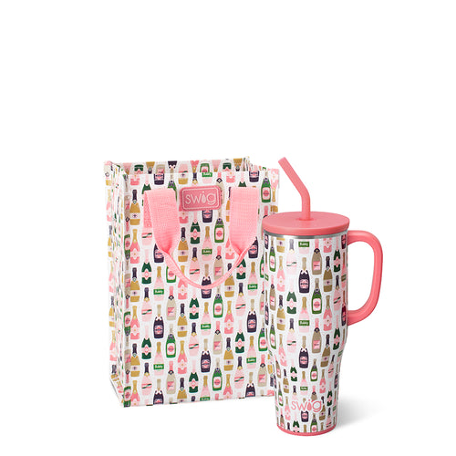 Bubbly Mega Mug 40oz Gift Set