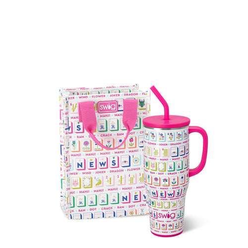 Mahjong Mega Mug 40oz Gift Set
