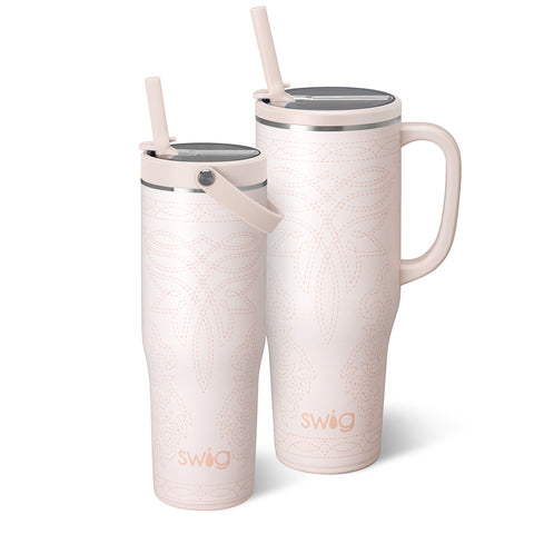Saddle Stitch Cream Mega Mug 30oz