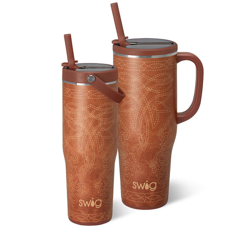 Saddle Stitch Cream Mega Mug 30oz