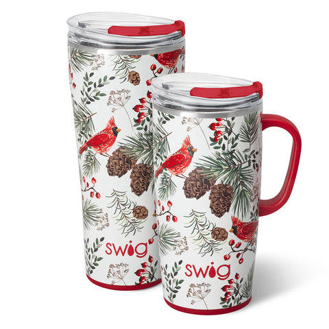 Winter Cardinals Mega Mug 30oz