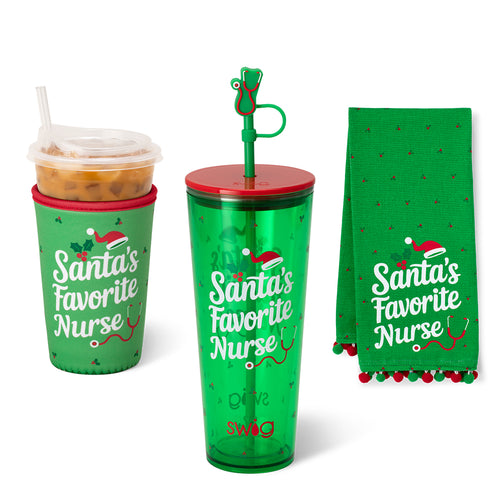 Santa's Favorite Nurse Holiday Trio