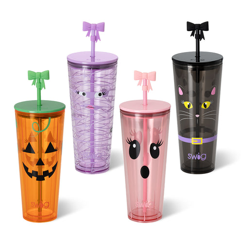 Boo Crew Plastic Tumbler Bundle