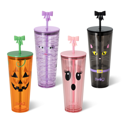 Boo Crew Plastic Tumbler Bundle
