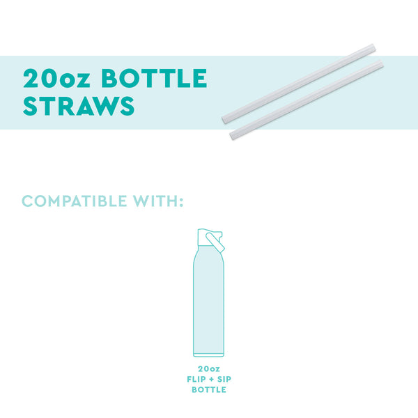 Replacement Straws 2-Pack (20oz Flip + Sip Bottle)