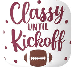 Classy 'Til Kickoff Maroon Swig Shot 2oz - Swig Life