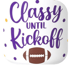 Classy 'Til Kickoff Purple + Yellow Swig Shot 2oz - Swig Life