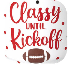 Classy 'Til Kickoff Red + Black Swig Shot 2oz - Swig Life