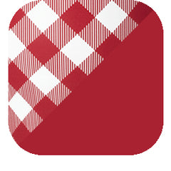 Gameday Gingham Crimson Party Cup 24oz - Swig Life