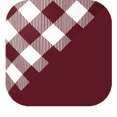 Gameday Gingham Maroon Party Cup 24oz - Swig Life