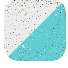 Glitter Clear + Aqua Reusable Straw Set - Swig Life