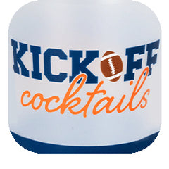 Kickoff Cocktails Navy + Orange Frost Flex Cup 20oz (Set of 8) - Swig Life