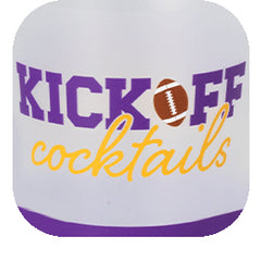 Kickoff Cocktails Purple + Yellow Frost Flex Cup 20oz (Set of 8) - Swig Life