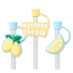 Lemon Meringue Straw Topper Set - Swig Life