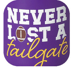 Never Lost a Tailgate Purple + Yellow Swig Shot 2oz - Swig Life