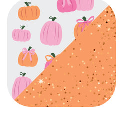 Pumpkins and Bows Reusable Straw Set - Swig Life