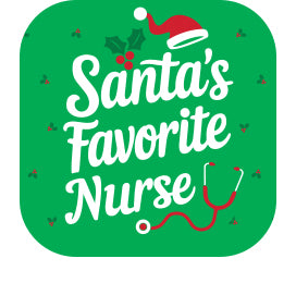 Prints + Colors - Santa's Favorite Nurse