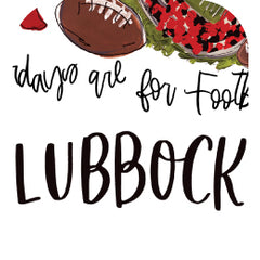 Saturdays in Lubbock Medium Iced Cup Coolie - Swig Life