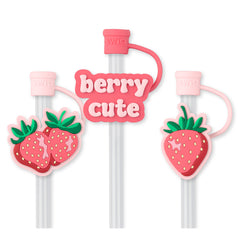Strawberry Shortcake Straw Topper Set - Swig Life