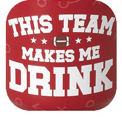 This Team Makes Me Drink Crimson Swig Shot 2oz - Swig Life