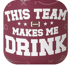 This Team Makes Me Drink Maroon Swig Shot 2oz - Swig Life