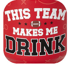 This Team Makes Me Drink Red + Black Swig Shot 2oz - Swig Life