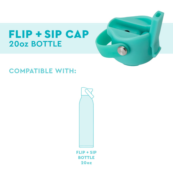 Swig Life Aqua Flip + Cap fit guide for 20oz Flip + Sip Bottles