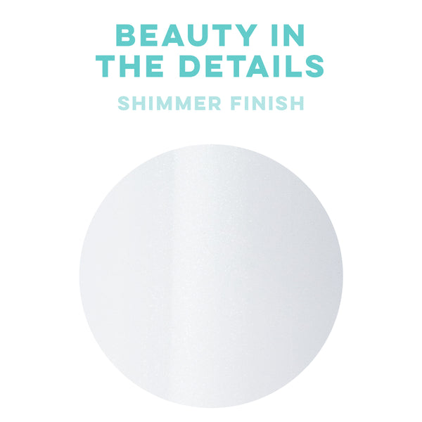 Shimmer Diamond White Stemless Flute (6oz)