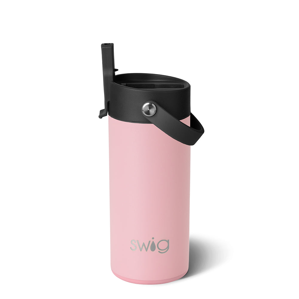 Blush Flip + Sip Slim Tumbler 12oz